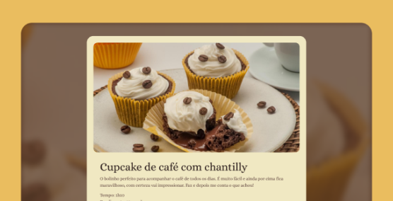 pagina de receitas